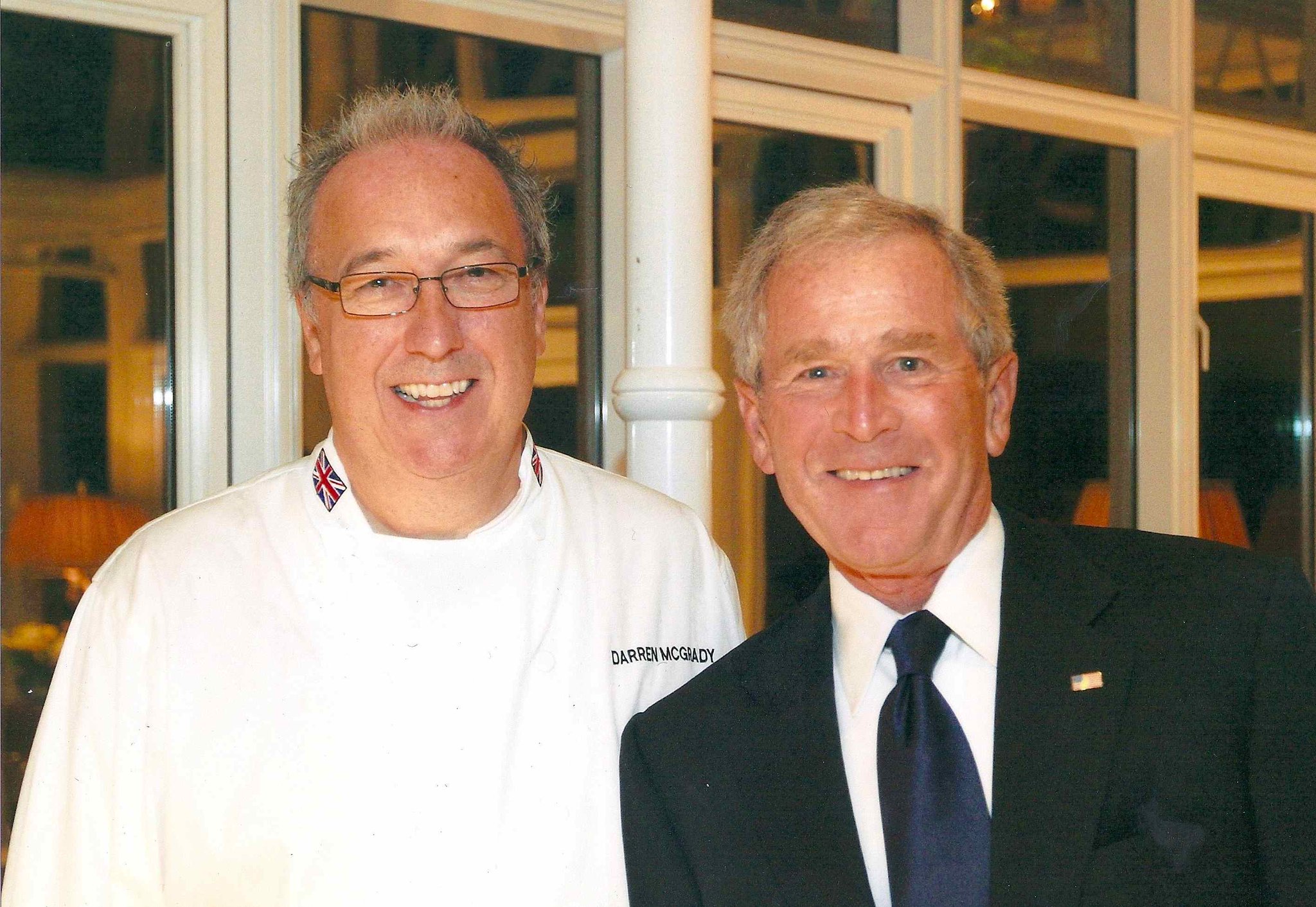 Happy Birthday President George W Bush!  Whatever you politics, he was one of the nicest people I have cooked for. 