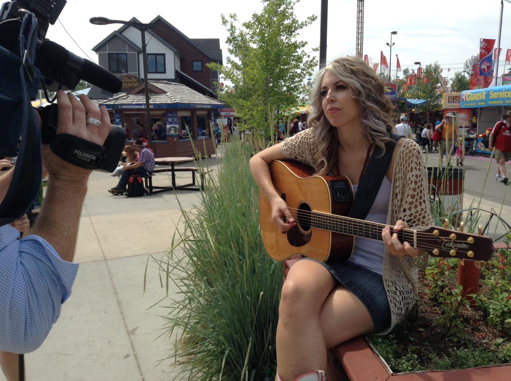 Today &amp; Tuesday performing <a href="/calgarystampede/">Calgary Stampede</a> #NashvilleNorth @tanyaryanmusic @ShawTVCalgary #SaddleUp