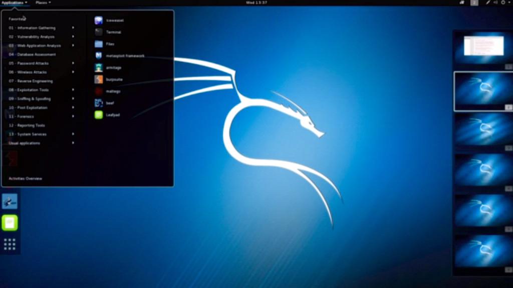 sehnaoui's tweet image. Kali Linux 2.0 by @offsectraining to be released Aug 11th. Here&apos;s a sneak preview. #Kali
kali.org/news/kali-linu…