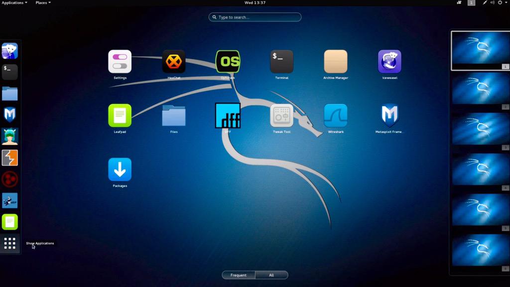 sehnaoui's tweet image. Kali Linux 2.0 by @offsectraining to be released Aug 11th. Here&apos;s a sneak preview. #Kali
kali.org/news/kali-linu…