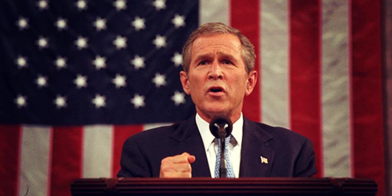 Where do you get great American patriot from? Happy birthday & great American patriot, George W. Bush 