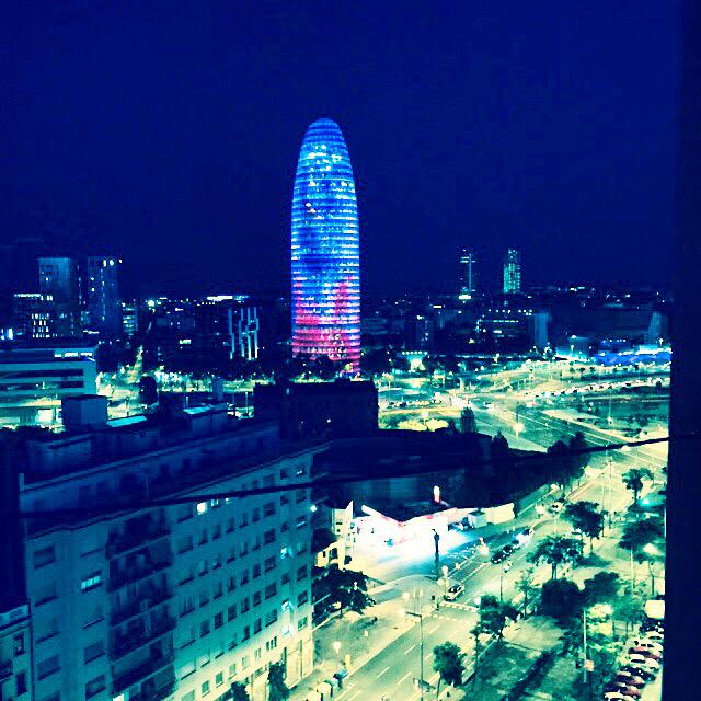 Griffiths14Nick's tweet photo. Barcelona @ night #utcpbarcelona2015 http://t.co/feqELVFTj3