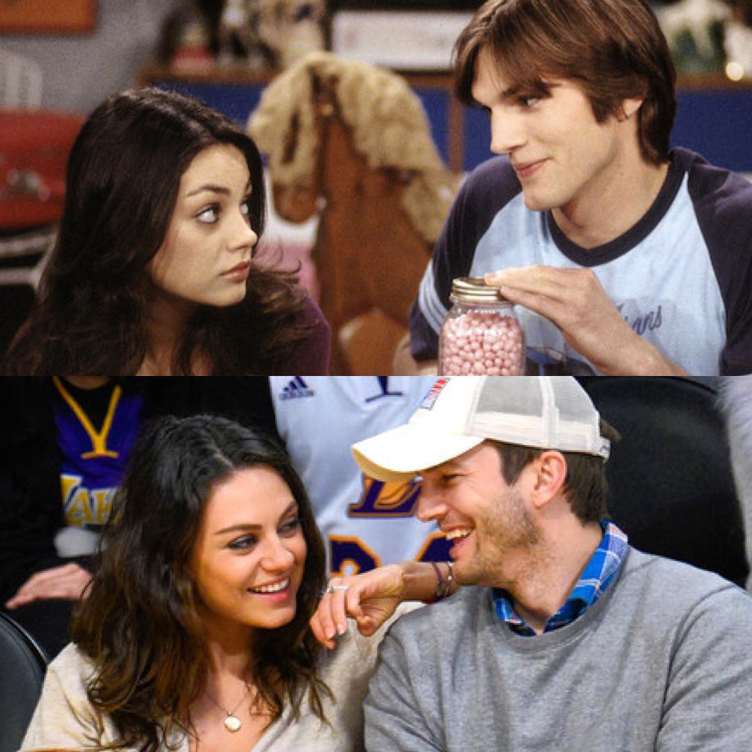 Mila Kunis & Ashton Kutcher met on That70sShow in 1998 – and now they ...