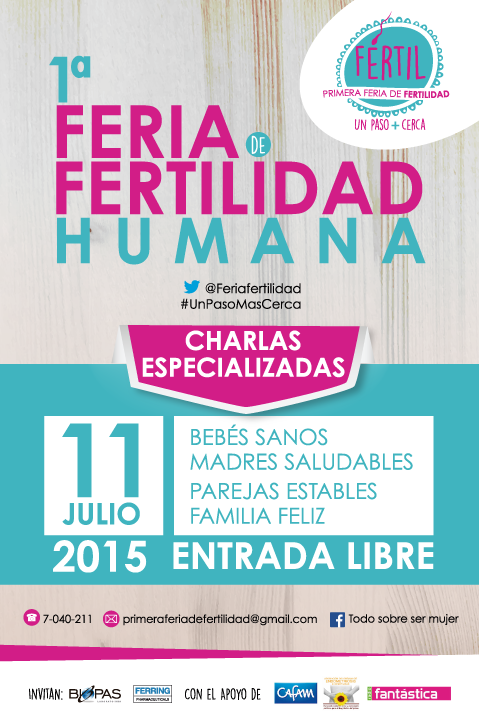 FeriaFertilidad's tweet photo. No dejen de asistir este sábado desde las 10 a.m en la primera @FeriaFertilidad del país. http://t.co/5Xb1i2rEhN http://t.co/M2rgBJ5xqL