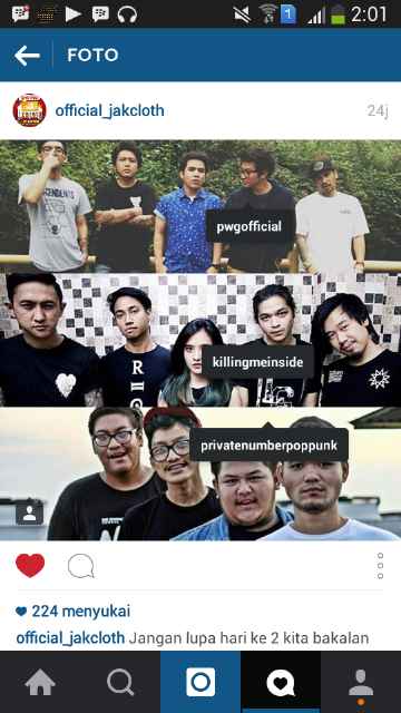 Hari ini ( selasa 7 juli 2015 ) <a href="/pnprivatenumber/">Private Number</a> main di Jakcloth Lebaran at Plaza Tenggara Senayan jam 5 sore.