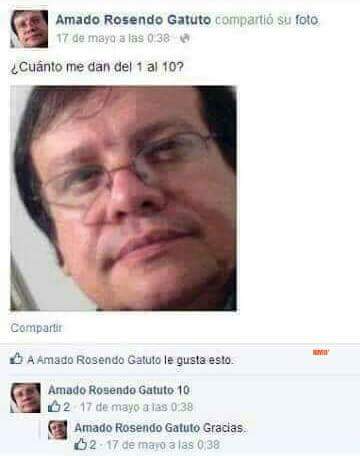 Narcisismo en estado puro: