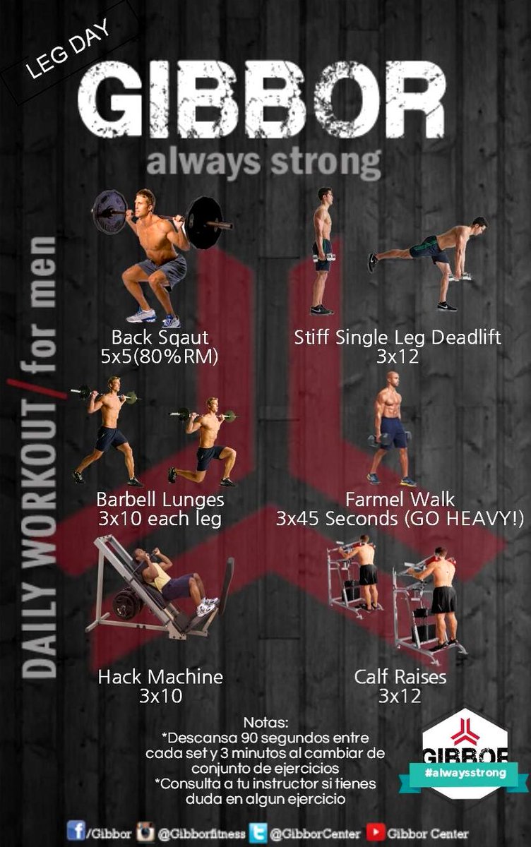 GibborCenter's tweet photo. Rutina de Pierna
#GIBBOR #alwaysstrong #fitness http://t.co/x0dEdaIVJW