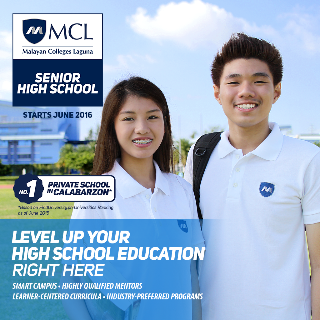 Malayan Colleges Laguna (MCL) on Twitter: 