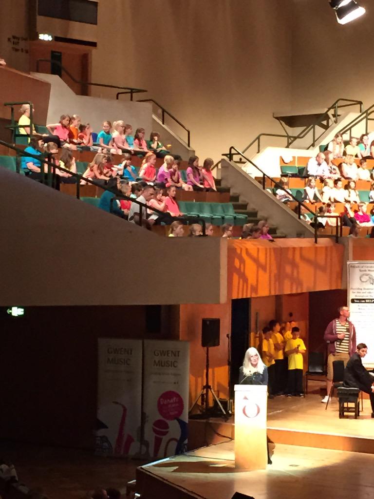 JohnGriffiths8's tweet photo. @milton_school Year 5 &amp; 6 Choir and Beatboxers at St. David's Hall http://t.co/skdMdLeNv7
