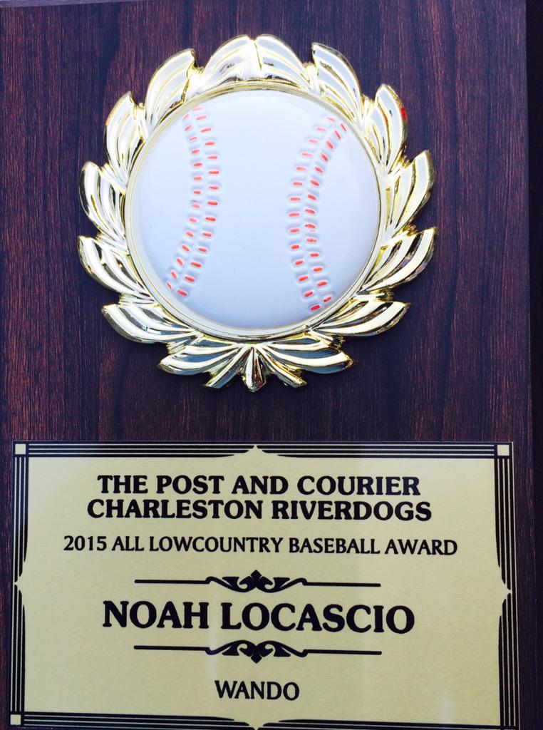WandoBaseball's tweet image. Low Country Baseball Awards @ChasRiverDogs