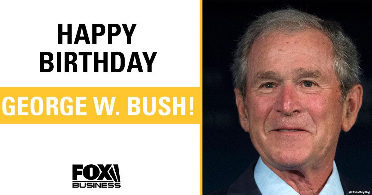 Happy birthday President George W. Bush! 