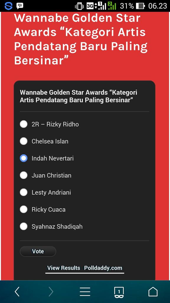 ineversal_aceh's tweet photo. Vote @indah_nevertari di kategori "Artis Pendatang Baru Paling Bersinar" Cc: @WannabeAwards #WannabeGoldenStarAwards http://t.co/LRC4bCTxVm