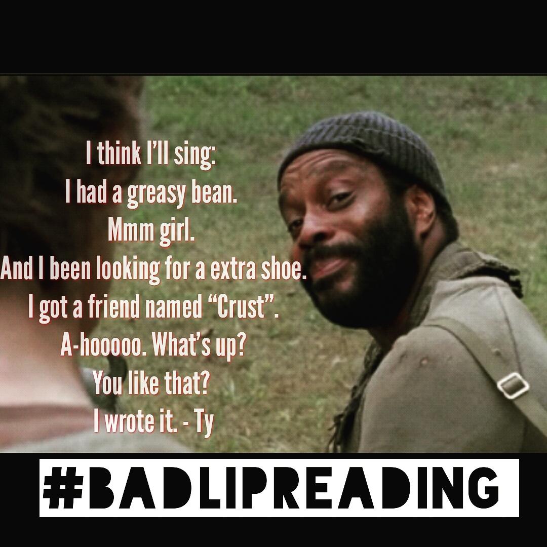 hsol8357's tweet photo. #Abraham #Ty #EugenePorter #TWDHumor #twd #badlipreading @BadLipReading http://t.co/HaS1sL6NkK