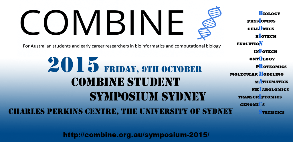 combine_au's tweet photo. COMBINE Student Symposium 2015 – Open for registrations, abstracts and travel grants! http://t.co/RJyB7thvNg http://t.co/4GvnPd98FF