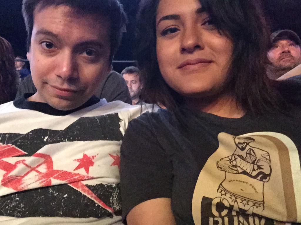 gabyalva03's tweet photo. Monday night raw is not the same without @CMPunk Celebrating nelsons birthday! #cmpunk #wwe http://t.co/ApaLJjFbgd