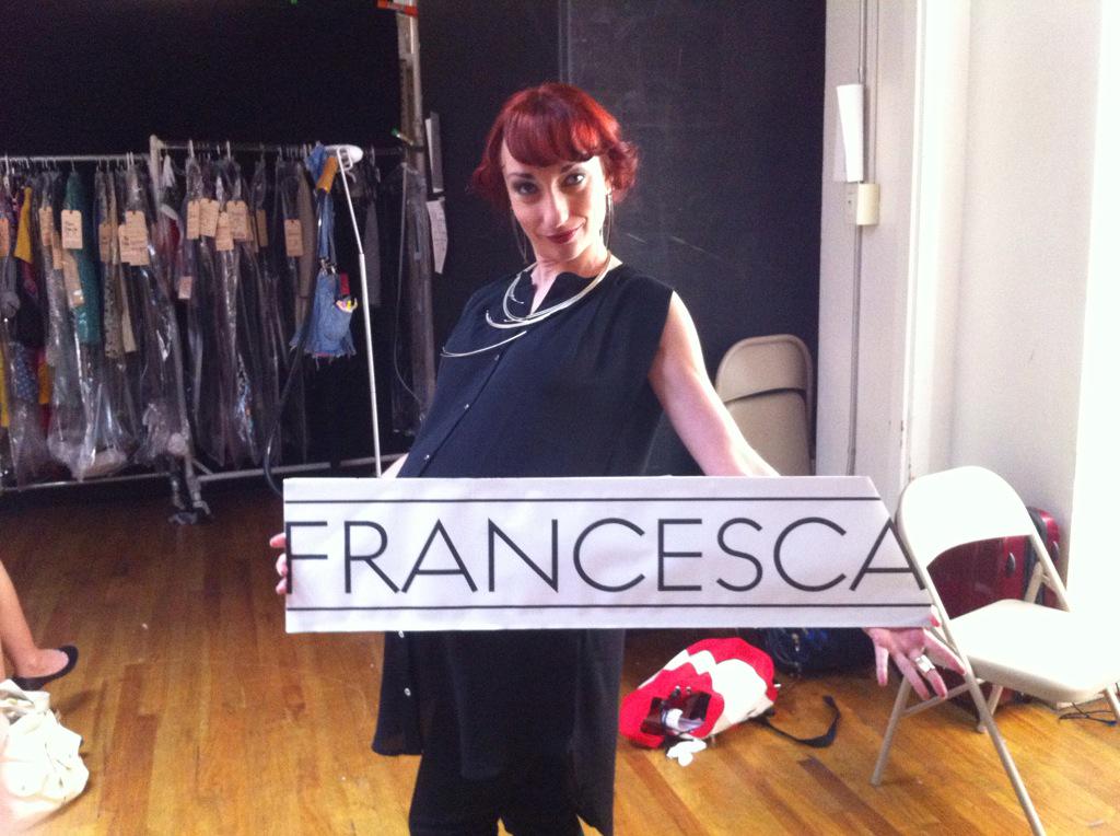 This is a very pregnant Francesca Cappiello, stylist to the stars <a href="/FrontCovermovie/">FrontCovertheMovie</a> <a href="/soniavillani/">sonia villani</a> #fashion #IndieFilm