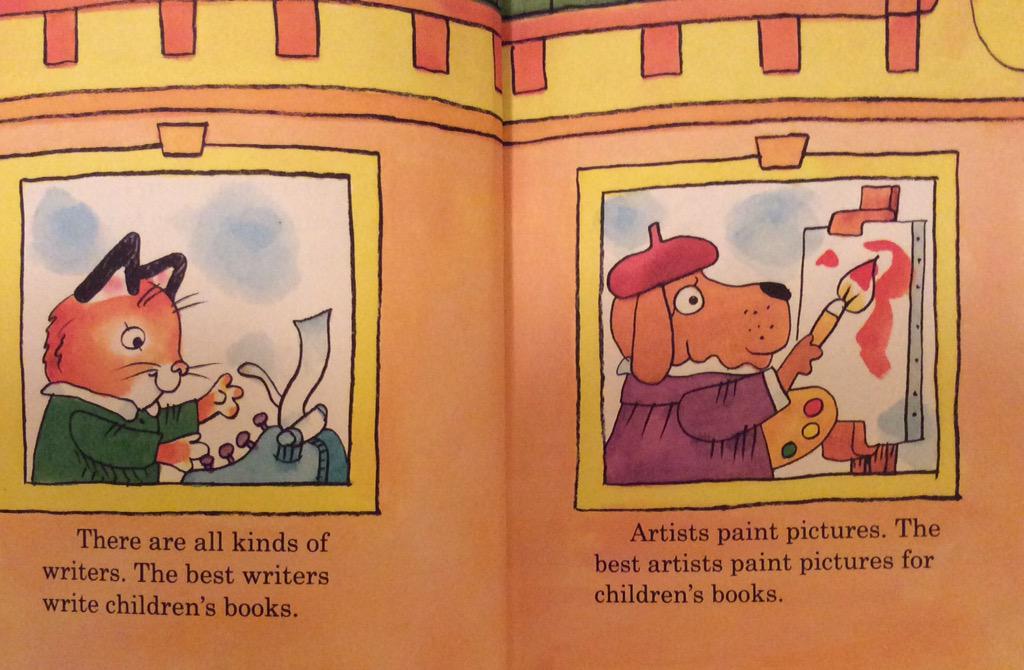 austinkleon's tweet photo. Richard Scarry FTW http://t.co/ZRdpS3CsYI