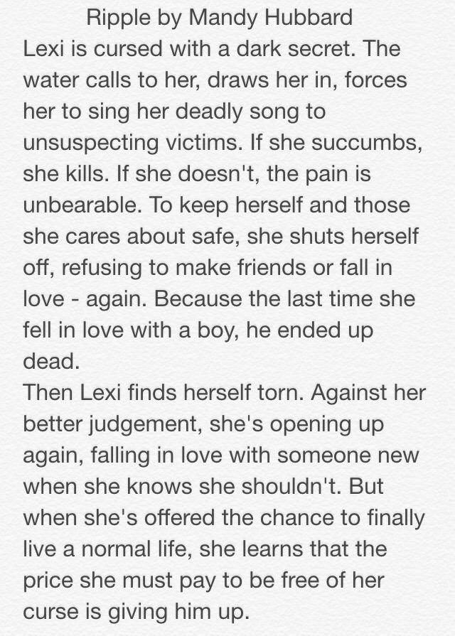 AshRecommends's tweet image. Ripple by Mandy Hubbard #ashrecommends