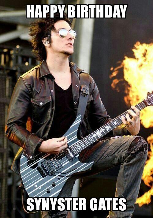 Happy Birthday Synyster Gates, keep rockin\  