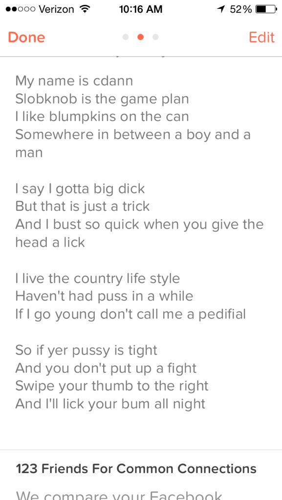 connor_dann's tweet photo. My friends are assholes #tinderbio #SwipeRightLadies http://t.co/79sMe8o66s