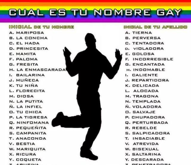 Soy_Gay_69's tweet photo. Cual es tu nombre Gay? http://t.co/WodQYpB1FM