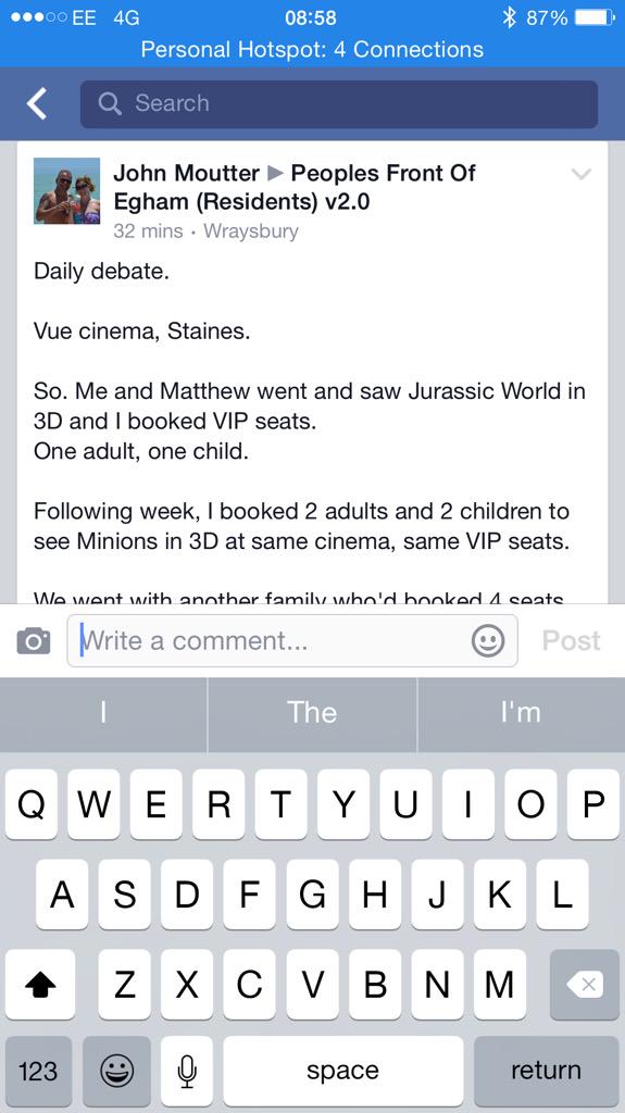 The <a href="/vuecinemas/">Vue</a> comes under fire on the daily debate today