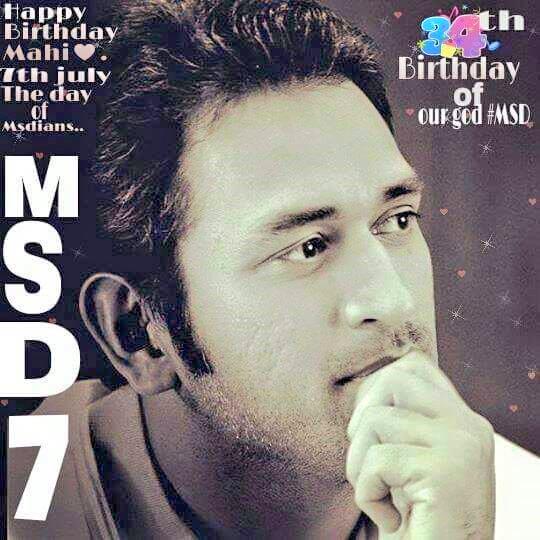 AkshayBalani2's tweet photo. Happy birthday @msdhoni !! U r the pride of the nation..!!nd u will remain my all tym fav..!!💜😍😘 #msd34 http://t.co/TnOPtEY5Wa