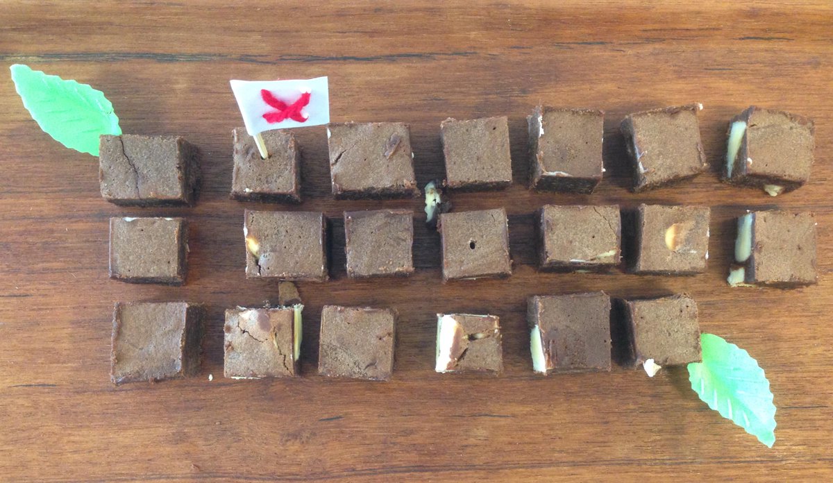 Ovvice's tweet photo. Vanaf #maandag de lekkerste #brownies van #Monka bij @Ovvice! #delicious #chocolate van @TonyChocolonely http://t.co/GGSIXOUx3a