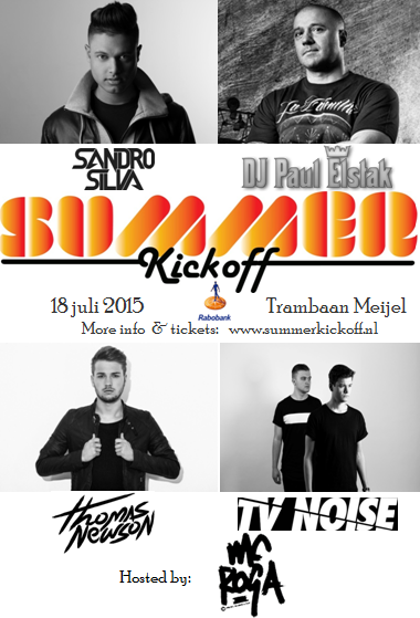 Win 2 vrijkaarten voor Summer kickoff met o.a. Sandro Silva en Paul Elstak. #retweet en win! #flugel <a href="/flugelnl/">Flügel</a>