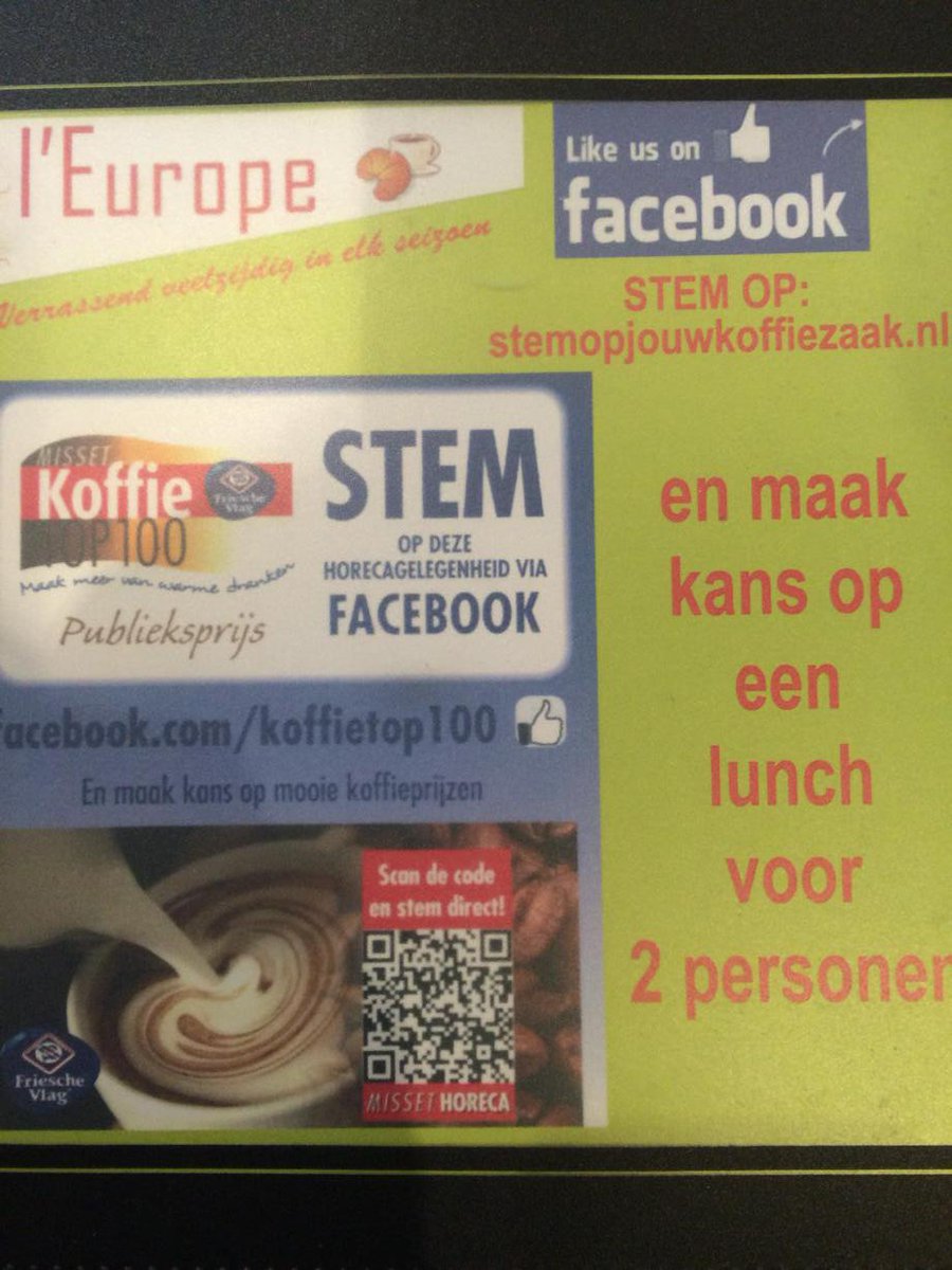 L_Europe_'s tweet photo. Stem op l'europe  en maak kans op een lunch voor 2 personen. http://t.co/WWVHlHAu6w