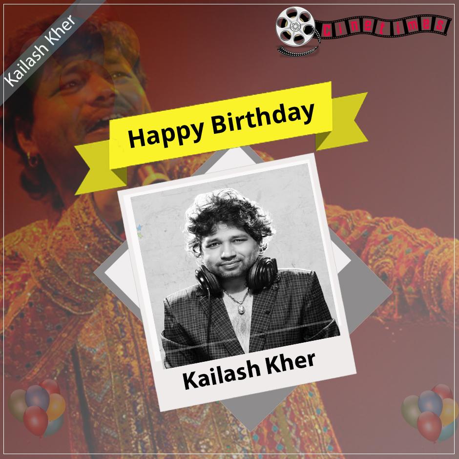 Join us in Wishing Singer Kailash Kher A Very Happy Birthday 