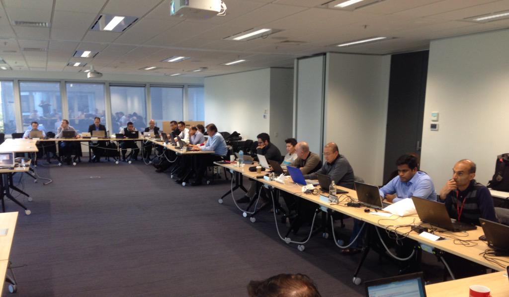 chriscmuir's tweet image. #OracleMCS labs kick off in #APAC #Melbourne @OracleMobile