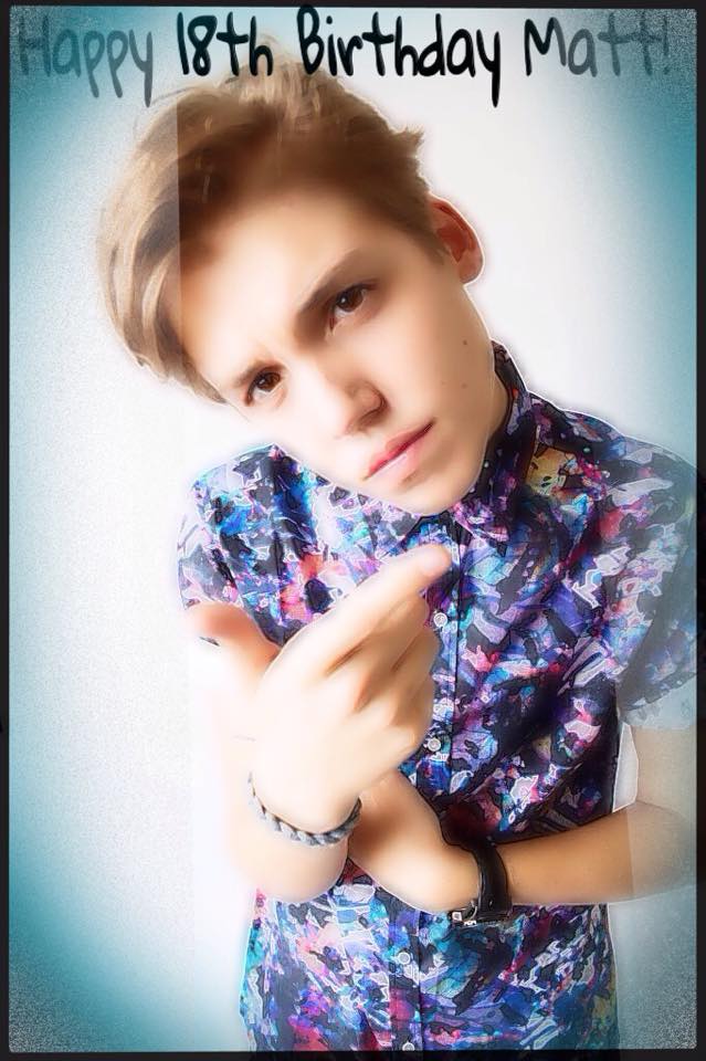Happy 18th Birthday Matthew Espinosa! I love you so much & I\m so proud of how far you have got! I love you! 