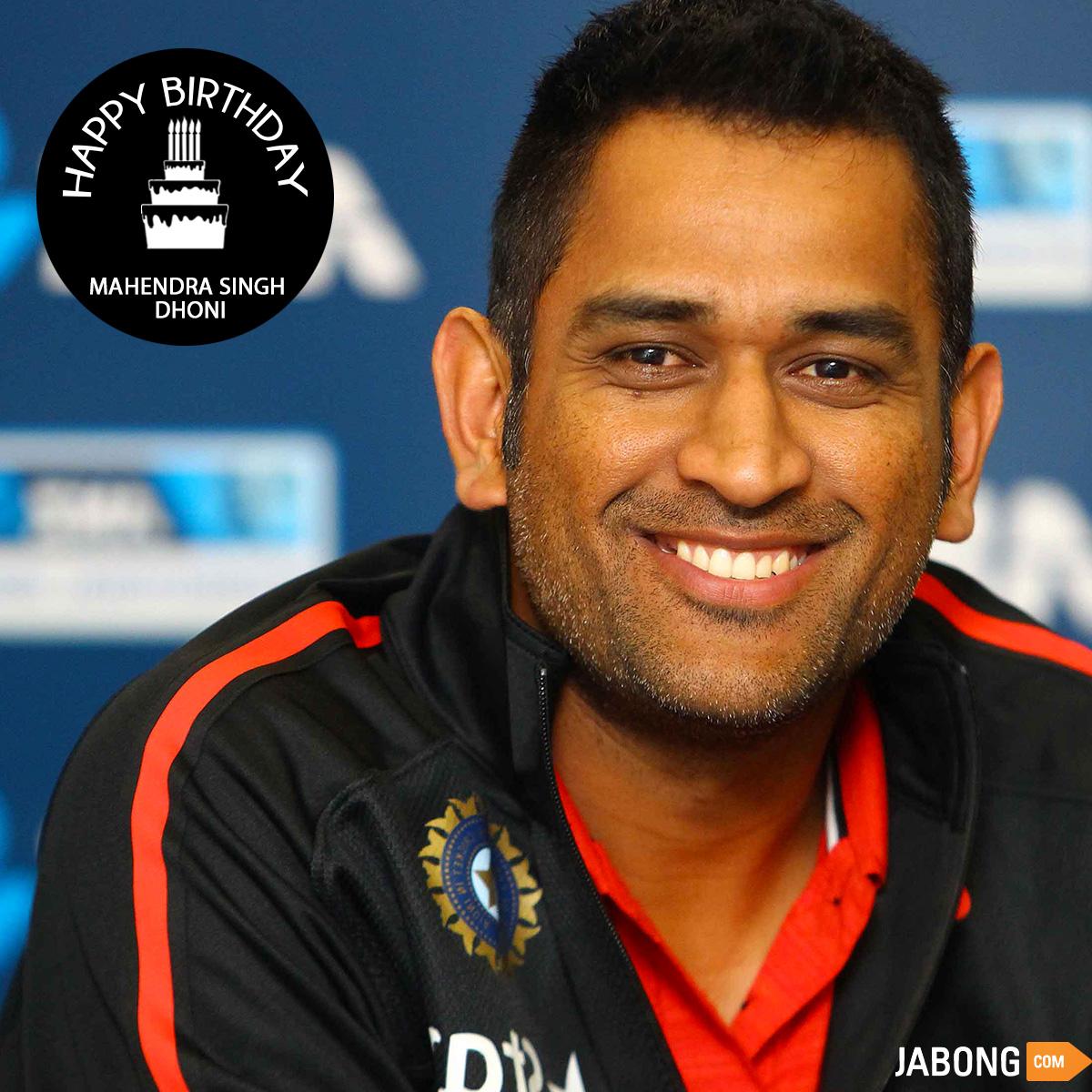 Here\s wishing a very happy birthday to the pride of Indian cricket, Mahendra Singh Dhoni! 