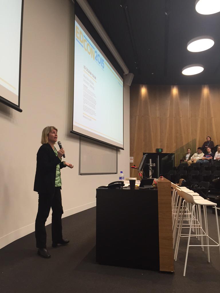 NUS_President's tweet photo. Great to have Amanda Tattersall today for the kick off of #edcon15 http://t.co/jcb2fyJsdv