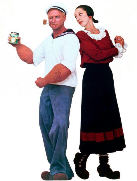 Everyone\s favorite popeye & olive oyl  Happy birthday Shelley Duvall 