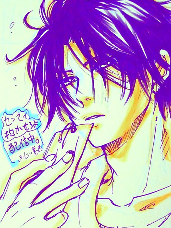 「【宣伝】リア×ロマで連載中の、「センセイ、抱かせろよ～生徒の愛撫に感じるカラダ～」|ふじい葛西🍅嵩崎ナツハのイラスト
