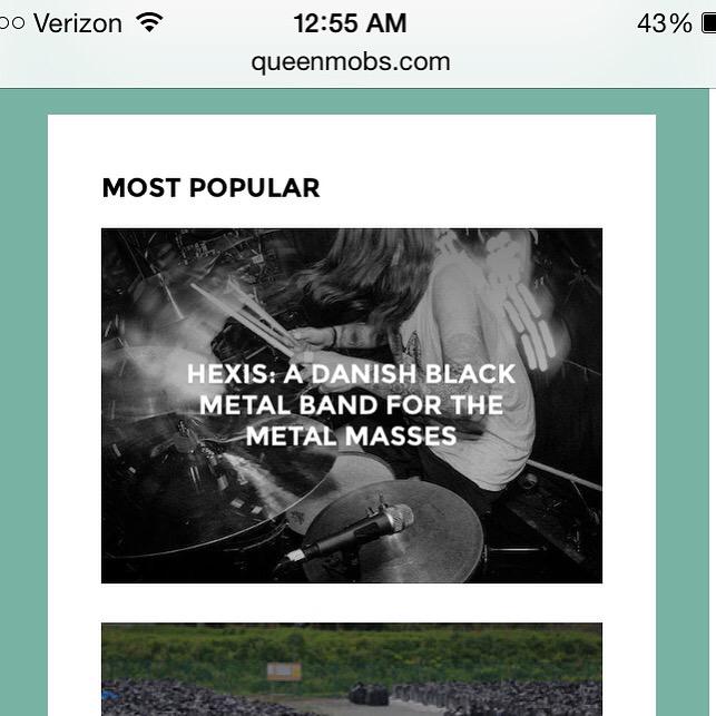 BookhouseRecs's tweet photo. My piece on Hexis made it to the top of the"most Popular" list on the @QueenMobs site. Thanks! http://t.co/cb6iSdbA7j http://t.co/jBhq697X0c