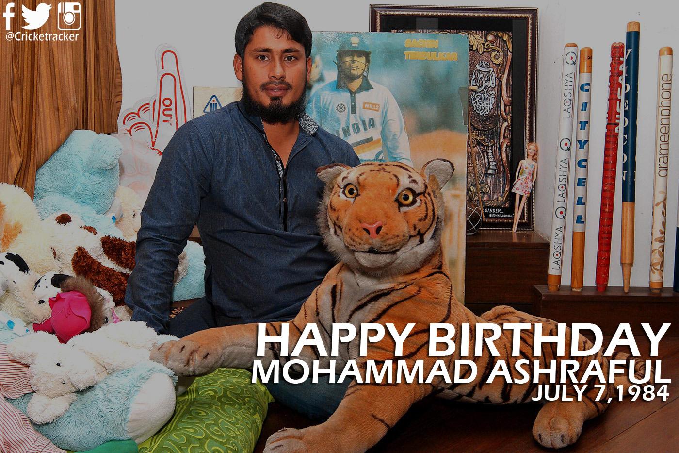 Happy Birthday Mohammad Ashraful\. He turns 31 today. 