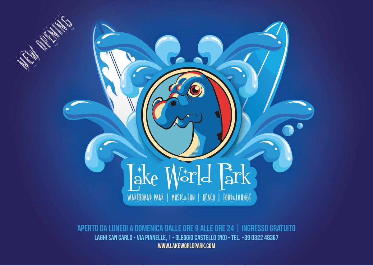 lakethegroup's tweet photo. #LAKEWORLDPARK
Welcome to Lake World Park!
Vi Aspettiamo Sabato 11 Luglio per l'inaugurazione ufficiale!!! http://t.co/BHVrqL6CZr