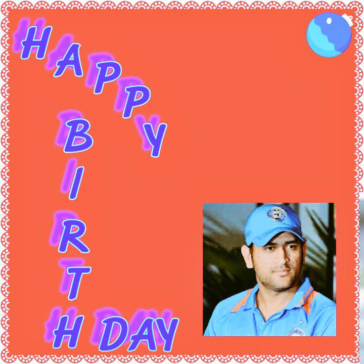 Happy Birthday Captain Cool Mahendra Singh Dhoni        