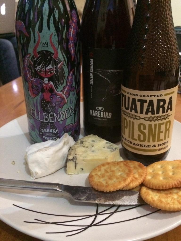 Wellington... On a plate. Yummy @TuataraBrew <a href="/Garage_Project/">Garage Project</a> <a href="/ParrotDog/">Parrotdog</a>