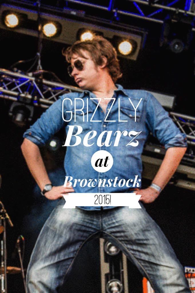 GrizzlyBearzUK's tweet photo. Coming out of hibernation this Friday at @Brownstockfest 2015

UKs cuddliest hiphop covers band, main stage at 6pm! http://t.co/XkWdDt8Cl6