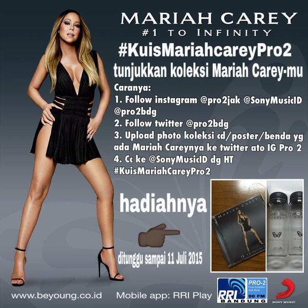 SonyMusicID's tweet photo. Yuk Lambily ikutan #KuisMariahCareyPro2 Kerjasama #RRIPro2Network & @SonyMusicID | @Pro2Jak & @pro2bdg http://t.co/ld0hUl6k2w