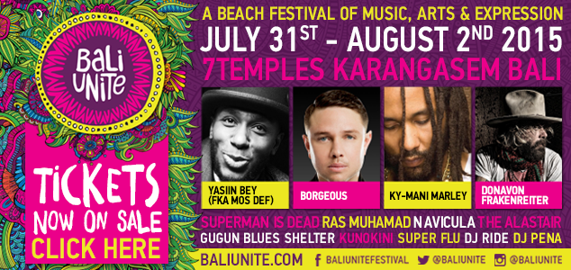 3 days + 4 stages, with the best local &amp; #international talent: baliunite.com #BaliUnite #musicfestival