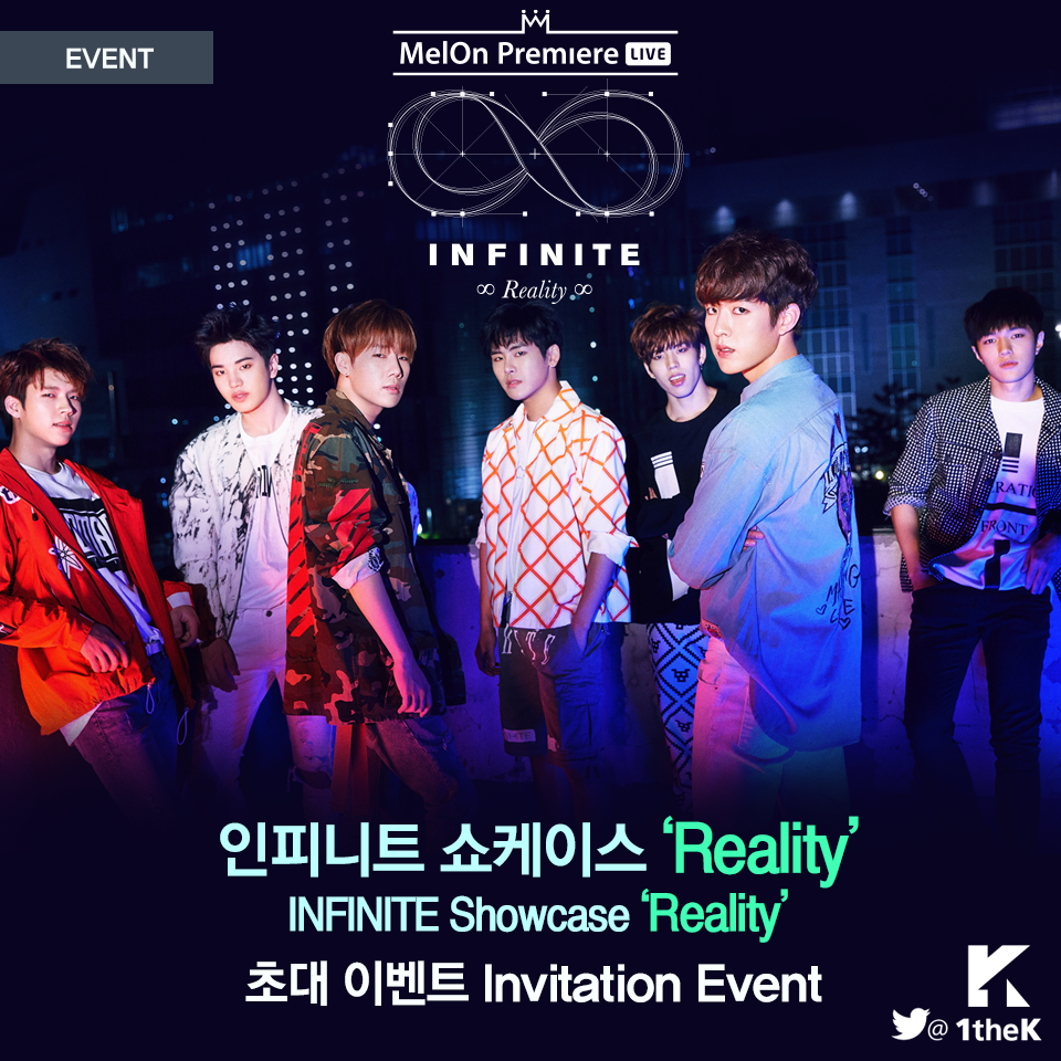 1theK's tweet photo. [MelOn Premiere: #인피니트 초대 이벤트] @1theK 팔로우 후, #INFINITE_1theK'와 함께 축하메시지 트윗하고 DM으로 성함&amp;번호 보내기! #이번엔_많이_초대할거쟈나♥ #Reality http://t.co/9rtChjmt0o