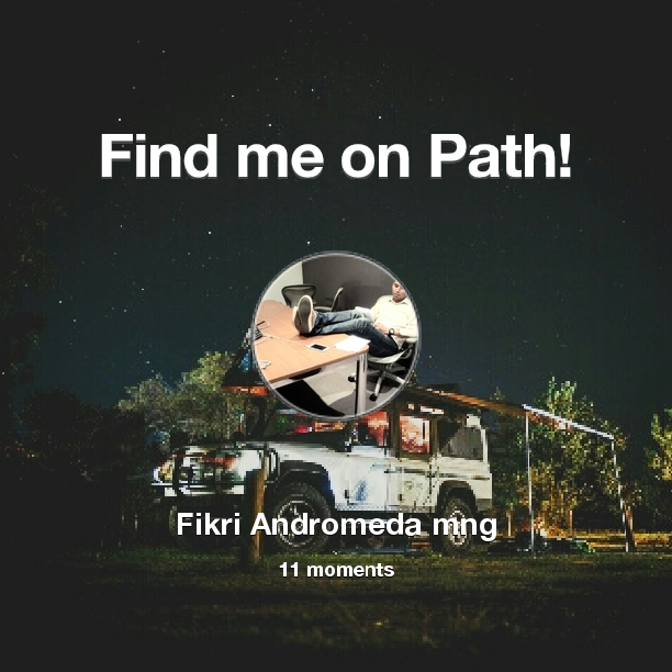 fik_andromeda's tweet photo. Find me on #Path now! Go to: http://t.co/pBmr9QV5uJ! #thepersonalnetwork http://t.co/OXU1mMkjue