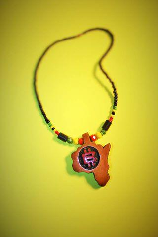Afriworks's tweet photo. Bitcoin calabash necklace designed for a friend in New York http://t.co/jVwOKIdBvc