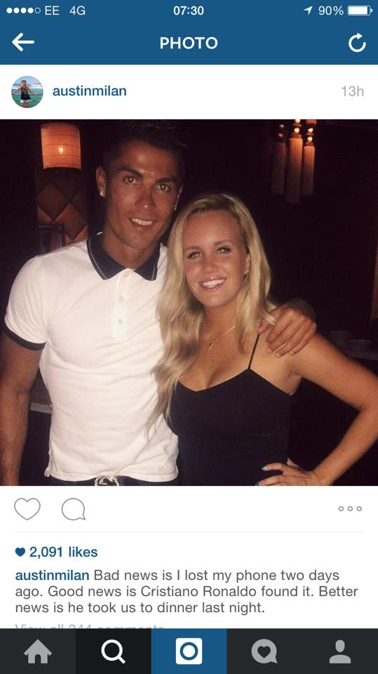 FootyAccums's tweet photo. Cristiano Ronaldo, I salute you sir... http://t.co/qMqJmS0hQB
