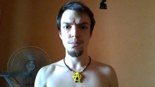 Afriworks's tweet photo. Anarchist necklace made for a friend and can be designed in any color http://t.co/JP4dlI46FO